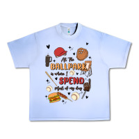 Grape Ice at the ballpark is where i spend most of my day Urban Heavy Tee - MaliasSmallBusiness