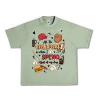 Oil Green at the ballpark is where i spend most of my day Urban Heavy Tee - MaliasSmallBusiness