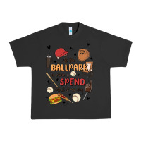 Pigment Black at the ballpark is where i spend most of my day Urban Heavy Tee - MaliasSmallBusiness