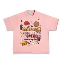 Salmon at the ballpark is where i spend most of my day Urban Heavy Tee - MaliasSmallBusiness