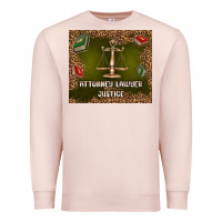 Pale Pink attorney lawyer justice Premium Sweatshirt - TumblerDesignByShophia