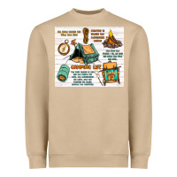 Mushroom camping life Heavyweight Sweatshirt - MaliasSmallBusiness
