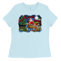 Heaux Heaux Heaux Christmas Louisiana Swamp Ladies Tee | Teevron