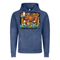 Vintage Denim Western Heifer Please Simmental Cow Vintage Hoodie - LillyAllenDesigns