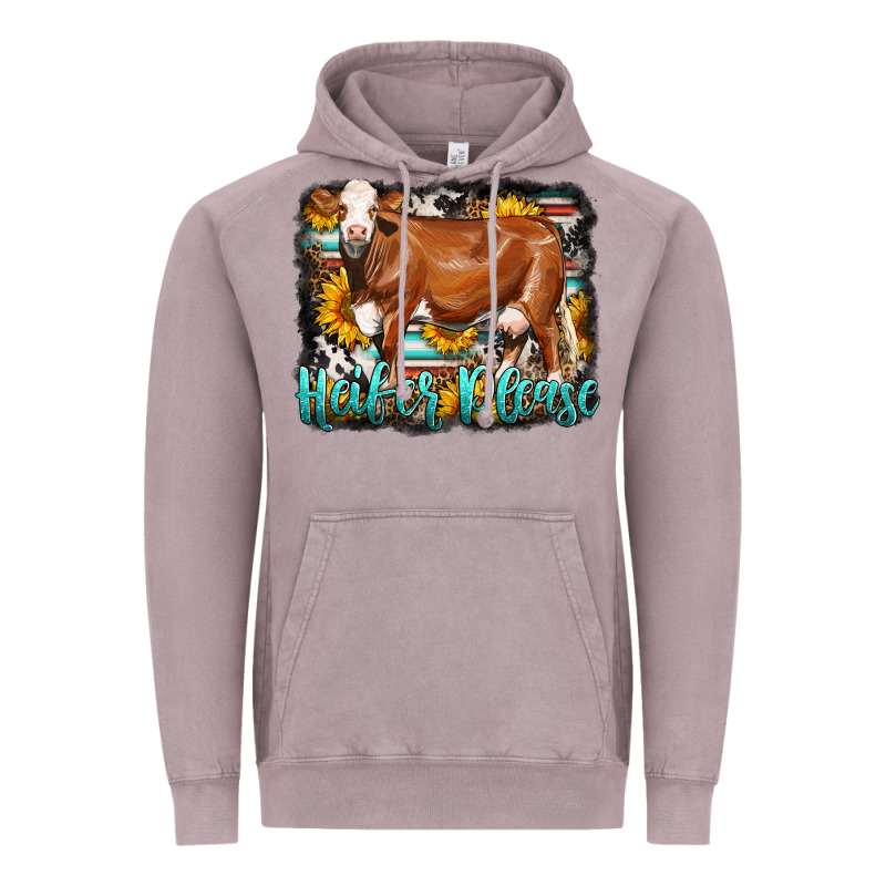 Western Heifer Please Simmental Cow Vintage Hoodie by LillyAllenDesigns | Teevron