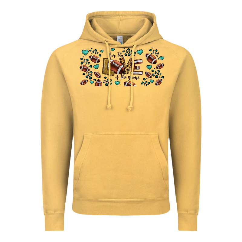 For The Love Of The Game American Football Vintage Hoodie by Jasminsmagicworld | Teevron