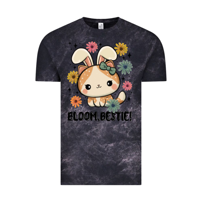 Bloom Bestie Cat Vintage Tee by MaliasSmallBusiness | Teevron