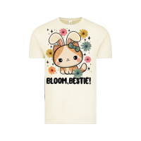 Vintage Arctic bloom bestie cat Vintage Tee - MaliasSmallBusiness