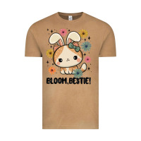 Vintage Camel bloom bestie cat Vintage Tee - MaliasSmallBusiness