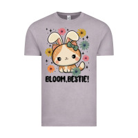 Vintage Zinc bloom bestie cat Vintage Tee - MaliasSmallBusiness
