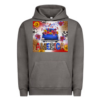 Pigment Tornado Fourth Of July America Truck Urban Hoodie - FaDigitalArtStudio