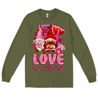 Love Is In The Air With Gnomies Long Sleeve Tee | Teevron