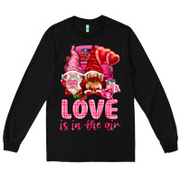Black love is in the air with gnomies Long Sleeve Tee - NancyCooperArtShop