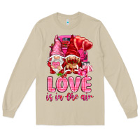 Mushroom love is in the air with gnomies Long Sleeve Tee - NancyCooperArtShop