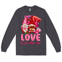 Smoke love is in the air with gnomies Long Sleeve Tee - NancyCooperArtShop