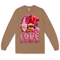 Toasted Coconut love is in the air with gnomies Long Sleeve Tee - NancyCooperArtShop