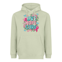 Matcha Love hope cure cancer Awareness Heavyweight Hoodie - HowdyJamesFarm