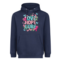 Navy Love hope cure cancer Awareness Heavyweight Hoodie - HowdyJamesFarm
