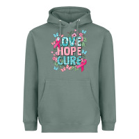 Sage Love hope cure cancer Awareness Heavyweight Hoodie - HowdyJamesFarm
