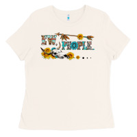 Bone ew people with cross Ladies Tee - HRA Design Shop