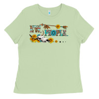 Matcha ew people with cross Ladies Tee - HRA Design Shop