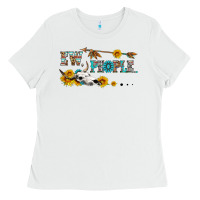 White ew people with cross Ladies Tee - HRA Design Shop