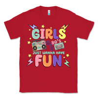 Red girls just wanna have fun Classic Tee - MaliasSmallBusiness