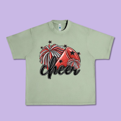 Cheer Urban Heavy Tee Designed By Maliassmallbusiness