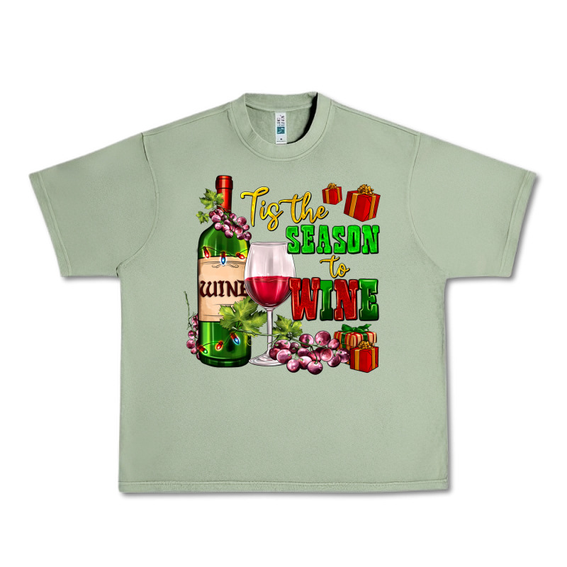 Tis The Season To Wine Urban Heavy Tee by AdoDesignShop | Teevron