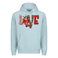 Blue Mist Love bug Premium Hoodie - HowdyJamesFarm