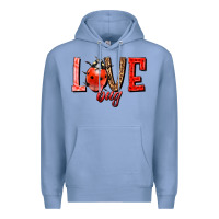 Colony Blue Love bug Premium Hoodie - HowdyJamesFarm