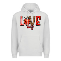 Dove Grey Love bug Premium Hoodie - HowdyJamesFarm