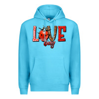 Ocean Blue Love bug Premium Hoodie - HowdyJamesFarm