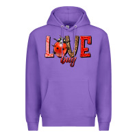 Purple Love bug Premium Hoodie - HowdyJamesFarm