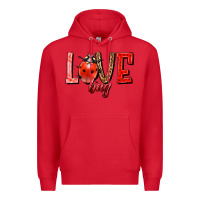 Red Love bug Premium Hoodie - HowdyJamesFarm