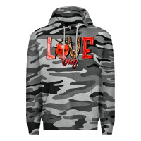 Slate Camo Love bug Premium Hoodie - HowdyJamesFarm