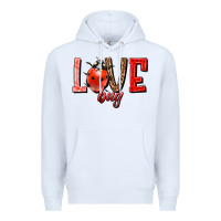 White Love bug Premium Hoodie - HowdyJamesFarm