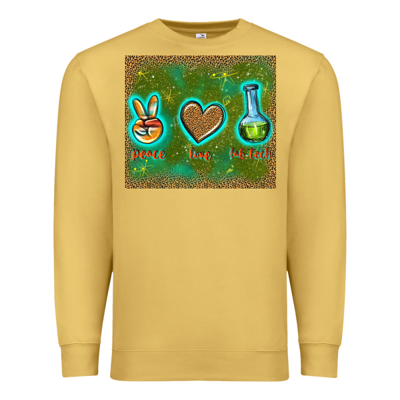 Peace Love Lab Tech Premium Sweatshirt by TumblerDesignByShophia | Teevron