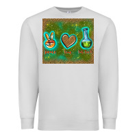 Dove Grey peace love lab tech Premium Sweatshirt - TumblerDesignByShophia