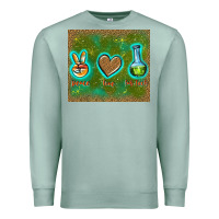 Seafoam peace love lab tech Premium Sweatshirt - TumblerDesignByShophia