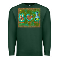 Sports Green peace love lab tech Premium Sweatshirt - TumblerDesignByShophia