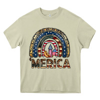 Mossy merica rainbow Heavy Core Tee - CowhideDigitalArt