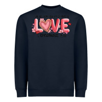 Navy let all that you do be done in love 1 corinthıans Heavyweight Sweatshirt - MaliasSmallBusiness
