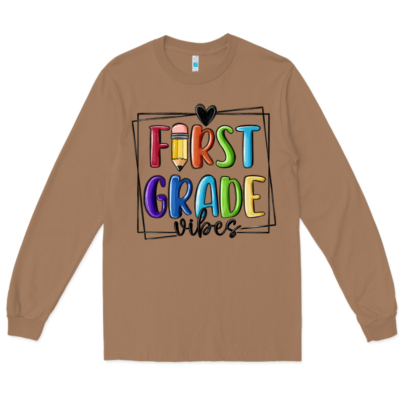 1st Grade Vibes Long Sleeve Tee by MaliasSmallBusiness | Teevron