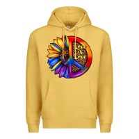 Antique Gold love is love Premium Hoodie - JahusDesignShop