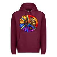 Burgundy love is love Premium Hoodie - JahusDesignShop