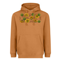 Meerkat summer with sunflowers Heavyweight Hoodie - TumblerDesignByShophia