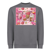 Storm cafecito y chisme valentine's day Heavyweight Sweatshirt - MaliasSmallBusiness