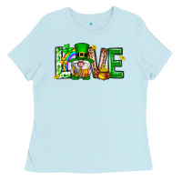 Baby Blue Love st. patricks day Ladies Tee - Neo Western