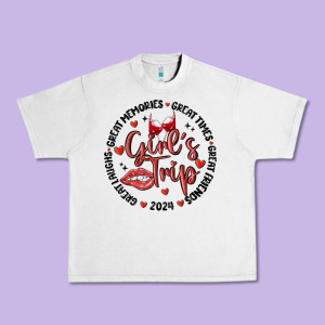 Girl's Trip Urban Heavy Tee Designed By Maliassmallbusiness